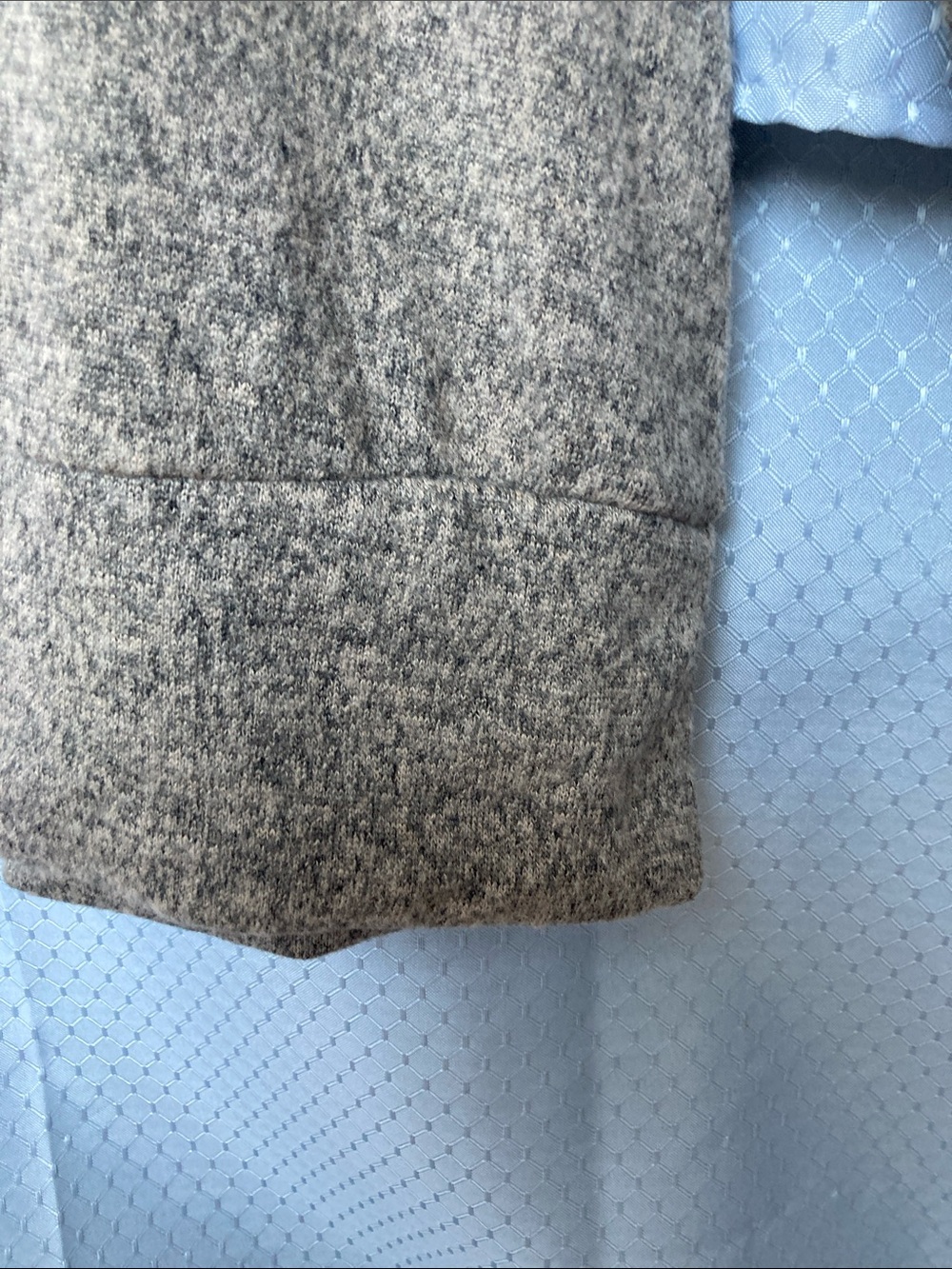 NY Collection heathers tan gray top 2X casual business casual office neutral - Picture 11 of 17